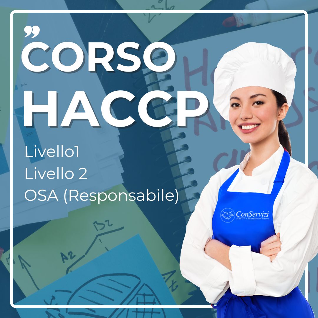 Corso HACCP per addetti di Livello 1, Livello 2 e OSA